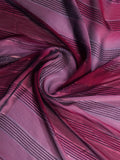 Purple Silk Blend Ready To Wear Saree With Blouse Piece