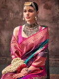 Multi Color Festive Wear Silk Saree With Blouse Piece