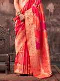 Multi Color Festive Wear Silk Saree With Blouse Piece