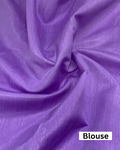 Purple Organza Saree With Blouse Piece