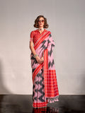 Pink Art Silk Saree With Blouse Piece