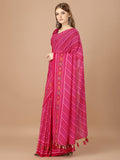 Pink  Georgette Daily Wear Saree With Blouse Piecde