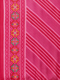 Pink  Georgette Daily Wear Saree With Blouse Piecde