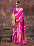 Multi Color Festive Wear Silk Saree With Blouse Piece