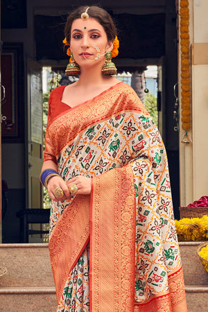 Rajkot Patola Art - Pure Silk Sarees