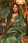 Emerald Green Kanjivaram Saree