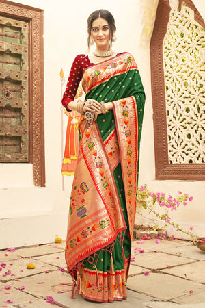 Marathi style saree online best sale