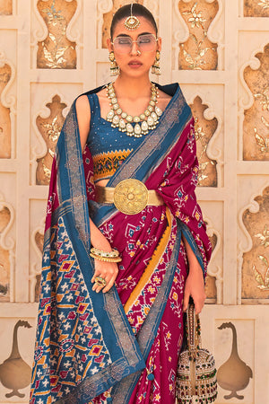 Vijay Patola Art Rajkot Patola Saree