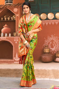 Fern Green Paithani Saree