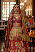 Orange And Pink Silk Lehenga Choli