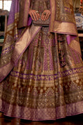 Flamingo Pink Silk Lehenga Choli