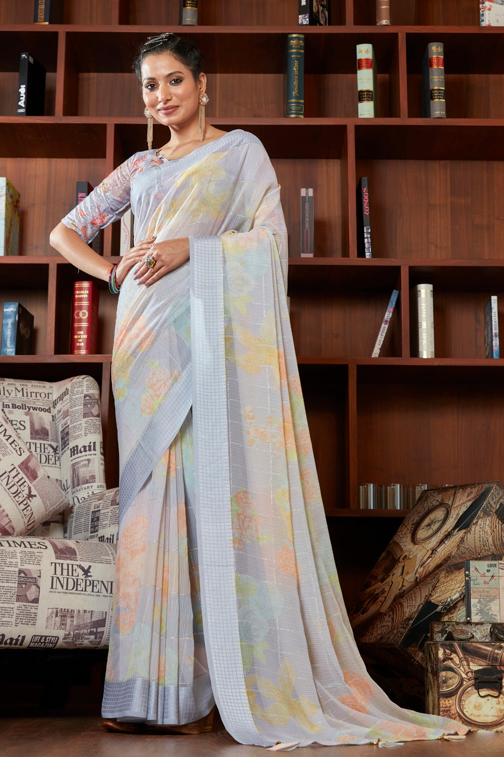 Georgette Sarees - Shop Georgette Sari Online at Best Prices in India ...