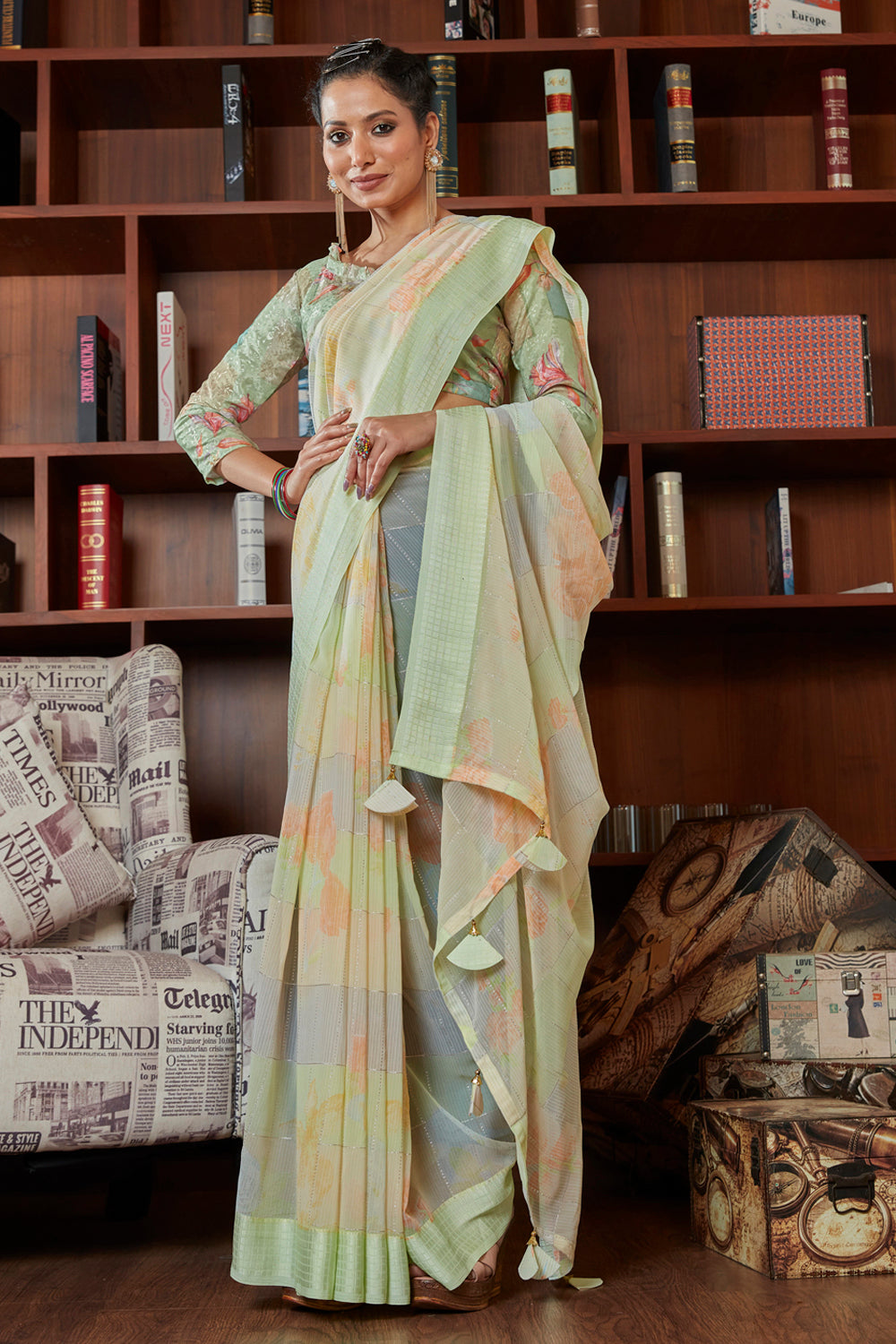 Georgette Sarees - Shop Georgette Sari Online at Best Prices in India ...