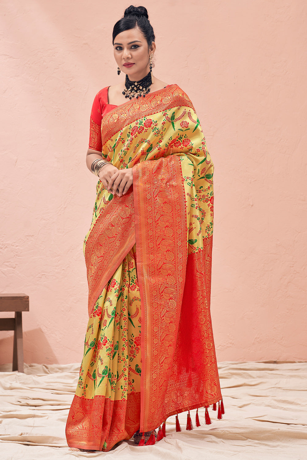 Elegant Kanjeevaram Saree by Lakshmi Weaves