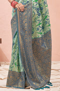 Pastel Green Kanjivaram Saree