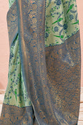 Pastel Green Kanjivaram Saree