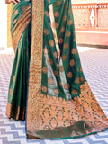 Emerald Green Silk Saree