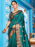 Emerald Green Silk Saree