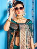 Emerald Green Silk Saree