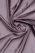 Purple Satin Embroidered Satin Saree