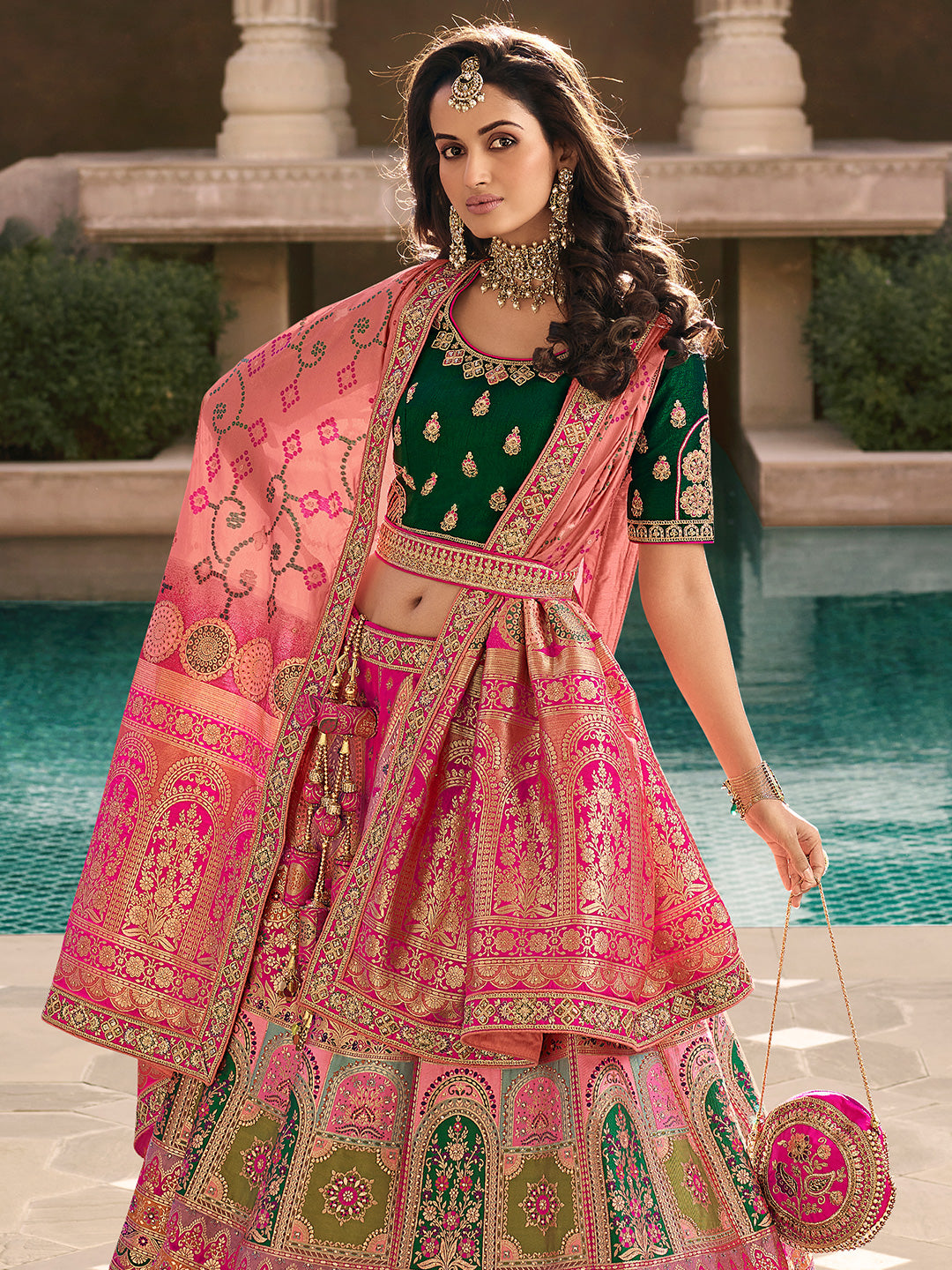 Womens Lehenga Choli, Shop Womens Lehenga Choli Online at lowest price- The  Chennai Silks