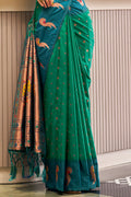 Emerald Green Silk Saree