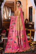 Tan Beige Paithani Saree