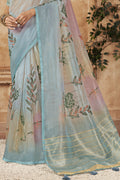 Organza Silk Saree design