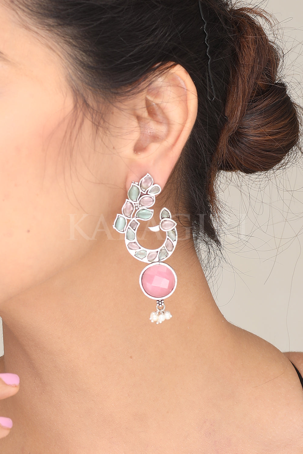 Pink Statement Earrings | Pink Earrings Women | Pink Hoop Earrings | Party  Accessories - Hoop Earrings - Aliexpress