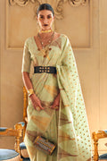 Fern Green Silk Saree