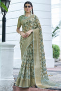 Linen saree