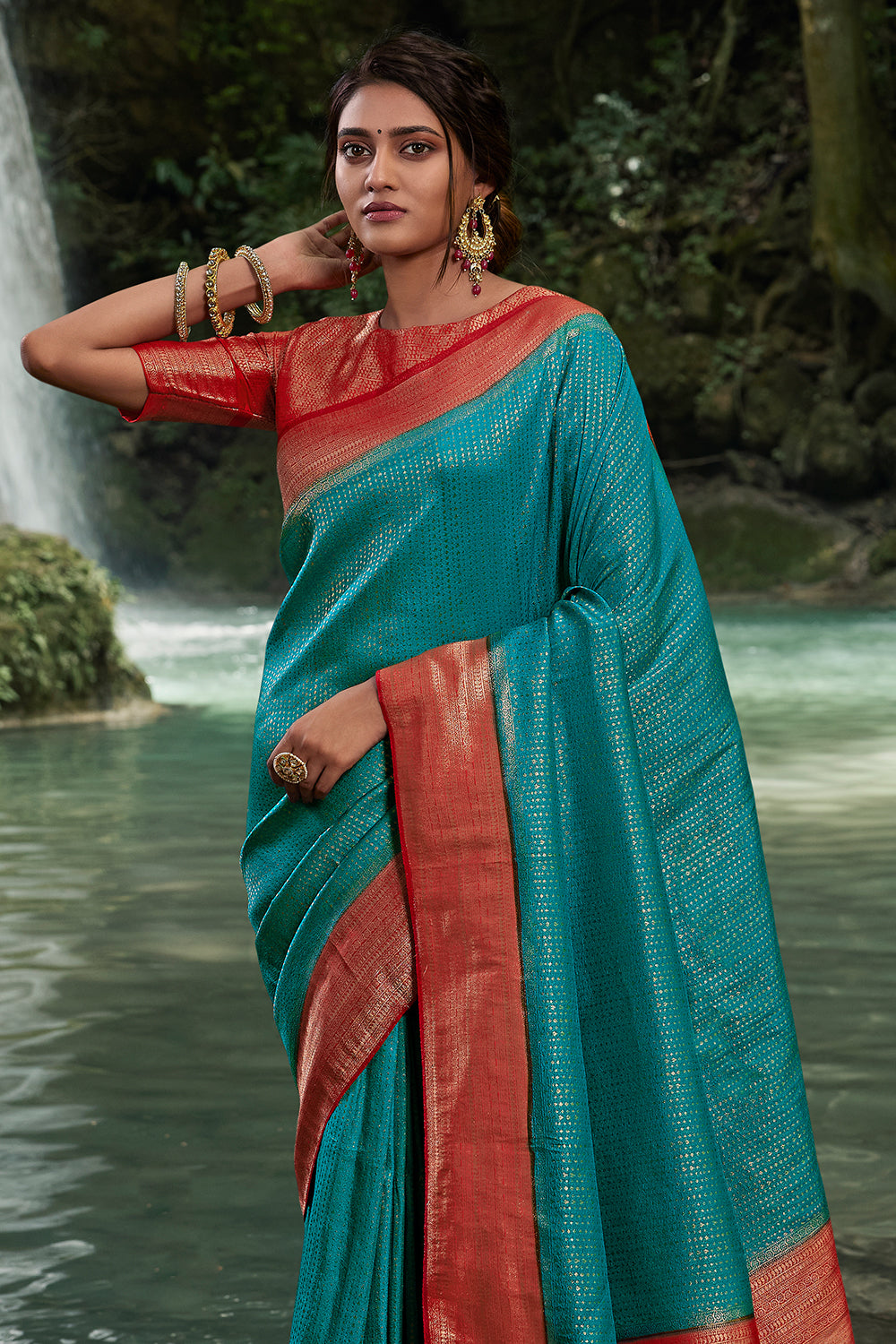 Blue Saree: Buy Latest Designer Blue Sarees Online at Best Price