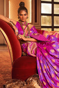 Grape Violet Silk Saree