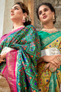 Emerald Green Patola Saree