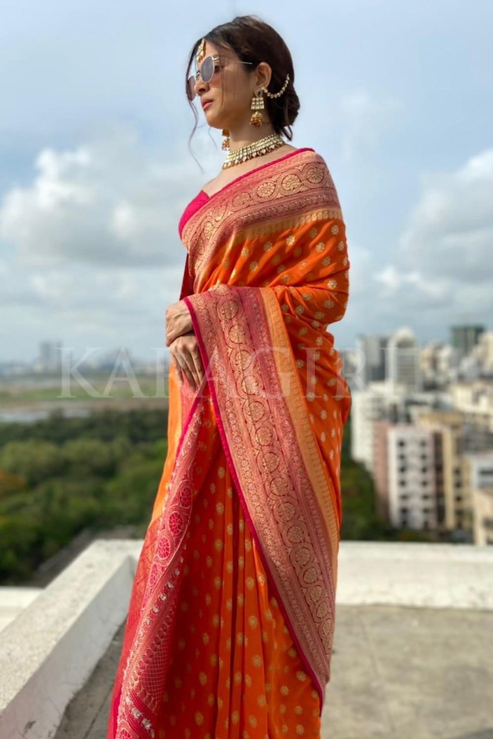 Heavy Border Zari Work Lace Saree at Rs.550/Piece in kolkata offer by Shree  Balaji Saree Emporium