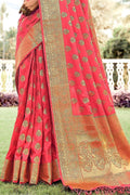 Banarasi Saree Brick Pink Banarasi Saree saree online