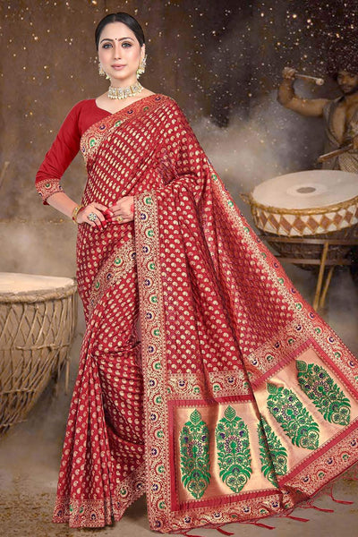 Malini Kapoor In Punch Pink Meenadar Handwoven Banarasi Silk Saree –  Chinaya Banaras