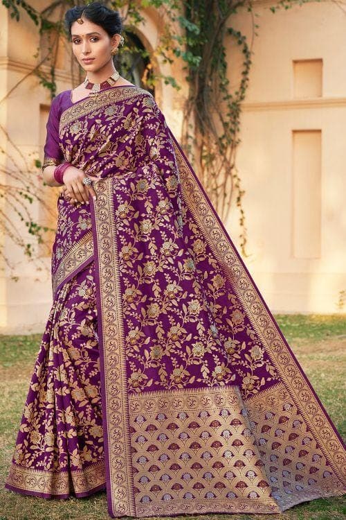 Banarasi Pure Silk Saree - Designer Sarees Rs 500 to 1000 - SareesWala.com