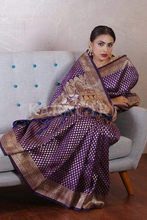Traditional Benarasi Silk Saree Price :4,000 Saree SKU : AA0191290 | Saree,  Silk sarees, Fashion