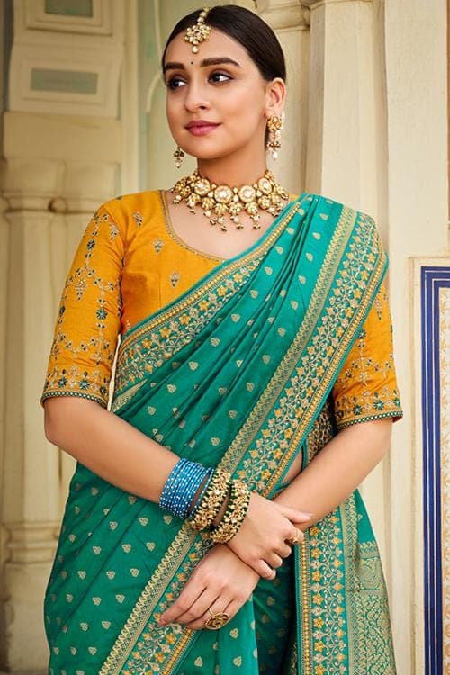 Buy Turquoise Blue Pure Kota Silk Hand Dyed Leheriya Saree by Designer  GEROO BY NEELAM for Women online at Kaarimarket.com