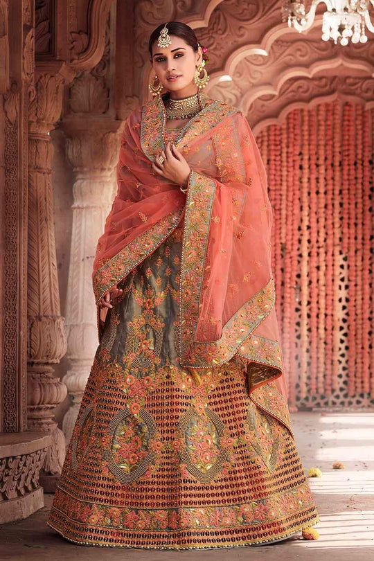 Embroidered Lehenga Choli at Rs.9999/Piece in bikaner offer by Chahat Sarees