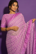 chiffon saree