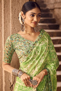 chiffon saree design