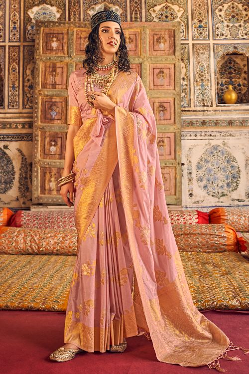 Pure Chiffon Heavy Jaal Work Saree – YUVTI by Bhupendra Singh