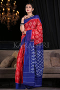 Cotton Saree Cherry Red Cotton Saree saree online