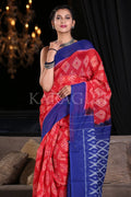 Cotton Saree Cherry Red Cotton Saree saree online