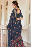 printed chanderi cotton saree