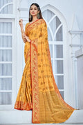 Cotton Saree Tuscany Yellow Cotton Saree saree online