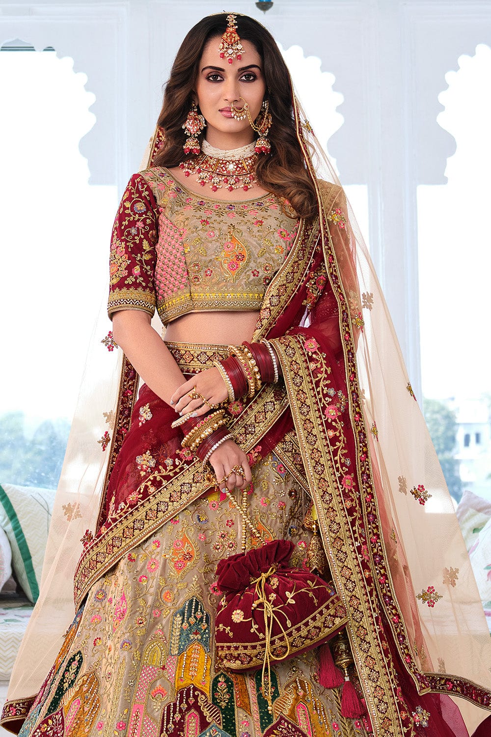 Where do we get a good bridal lehenga within an 11000 rupee budget in  Bangalore? - Quora