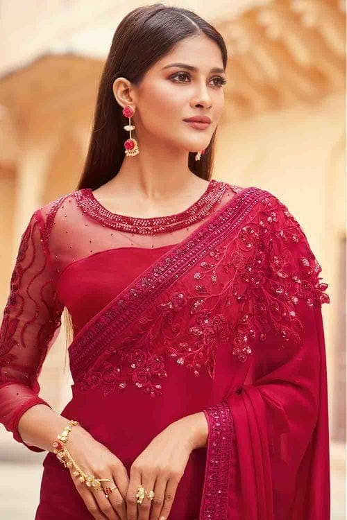 Buy Designer Party Wear Saree Online 2024 Collection